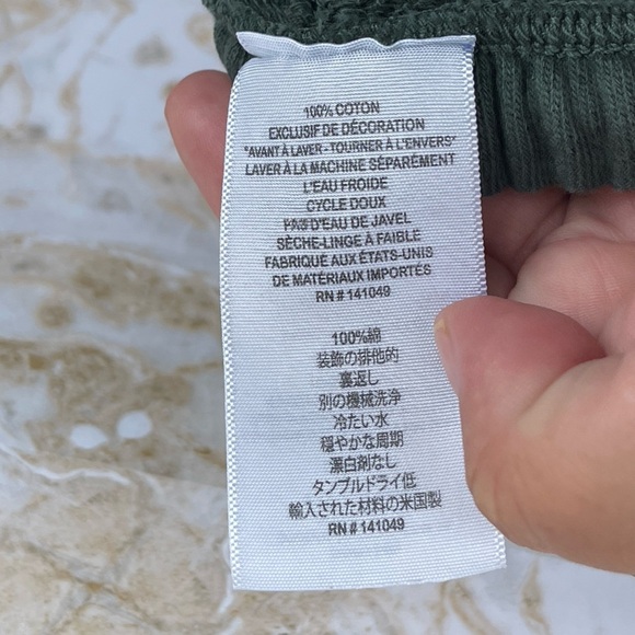 “Free City ‘FLOW’ French Terry Logo Sweatpants – Small, Olive Green - Picture 9 of 10